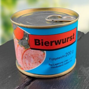 Bierwurst in der Dose - Im Onlineshop der Metzgerei Pfister, Josengasse 4, 72393 Burladingen, +49 (0) 7475 203