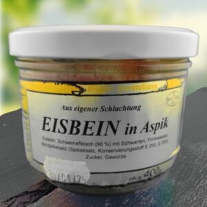 Eisbein in Aspik - Im Onlineshop der Metzgerei Pfister, Josengasse 4, 72393 Burladingen, +49 (0) 7475 203