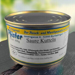 Saure Kutteln - Im Onlineshop der Metzgerei Pfister, Josengasse 4, 72393 Burladingen, +49 (0) 7475 203