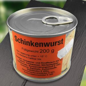 Schinkenwurst in der Dose - Im Onlineshop der Metzgerei Pfister, Josengasse 4, 72393 Burladingen, +49 (0) 7475 203